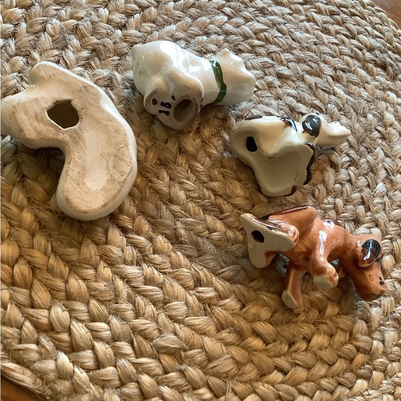 Grindley Tricolor hound? Rio Hondo California Pottery Dogs x3 VTG Dog collection - Picture 14 of 16